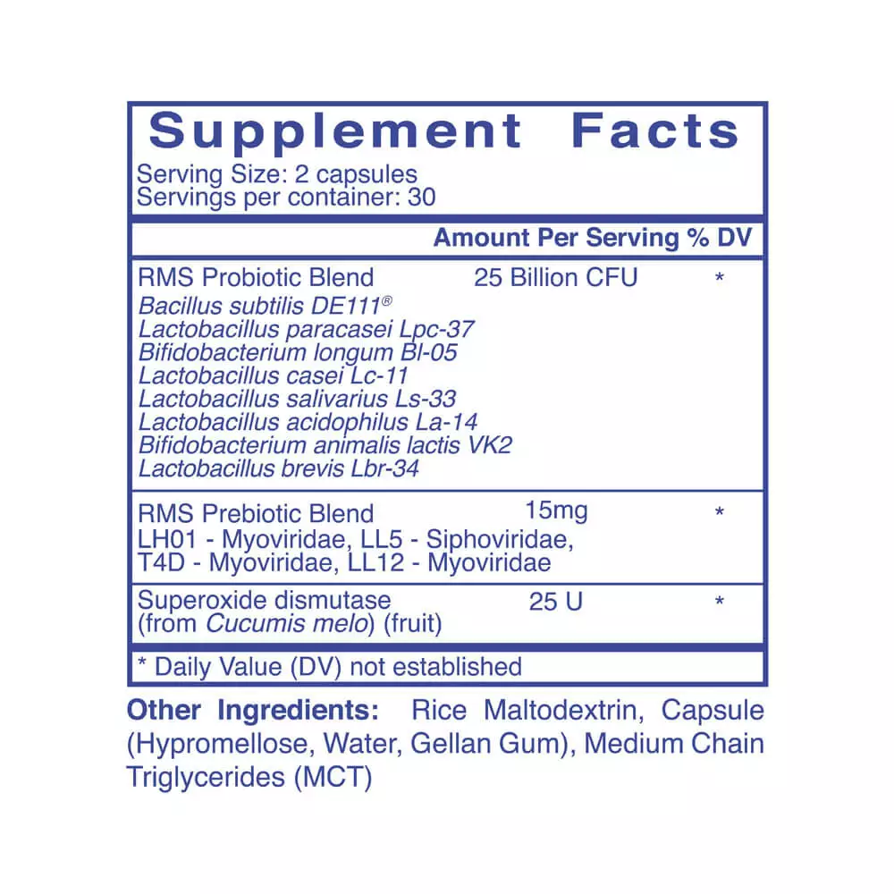 RMS Beauty Within Probiotic + Prebiotic 2 RMS Beauty Within Probiotic + Prebiotic