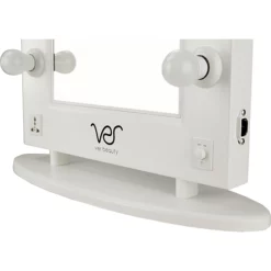 Kits & Tools Just Case Ver Beauty LED Light Vanity Mirror W/Dimmer (VMR4512-PPWH White)