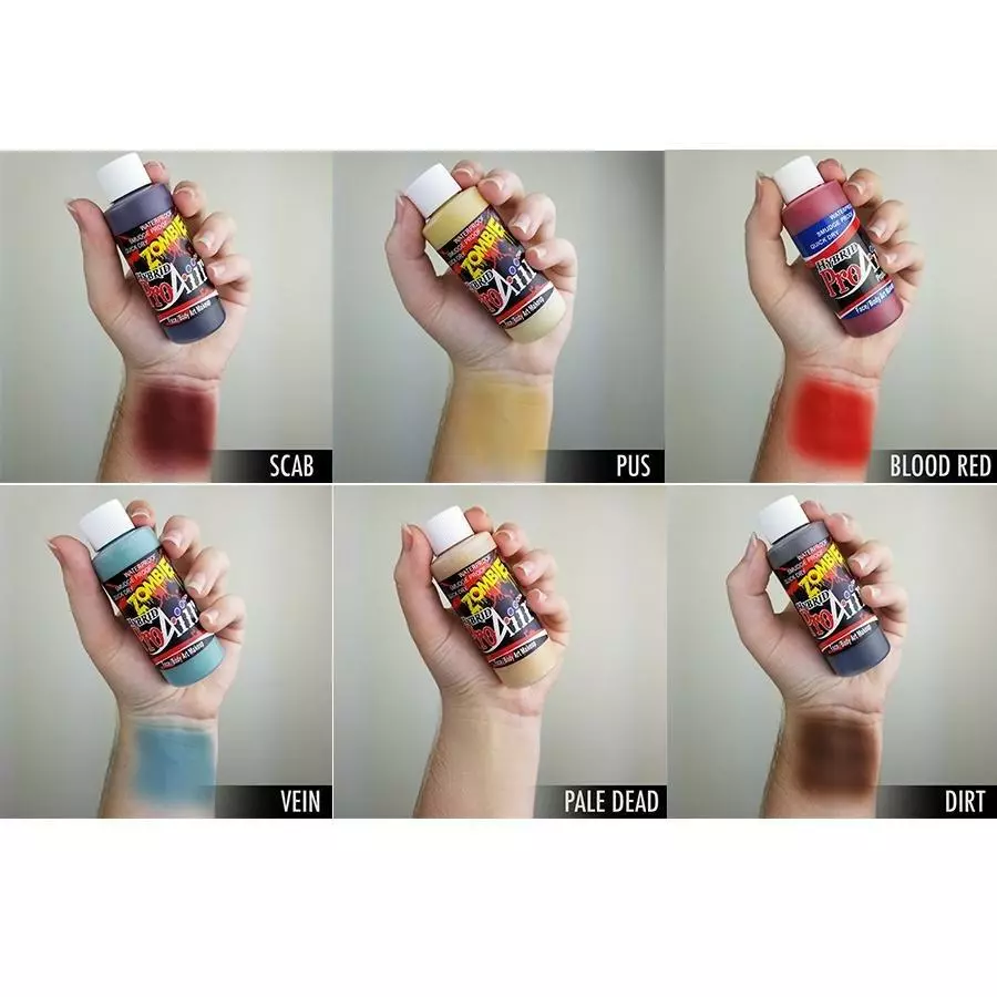 Face ProAiir Hybrid Waterproof Makeup Zombie 2 Kit 2 Face ProAiir Hybrid Waterproof Makeup Zombie 2 Kit